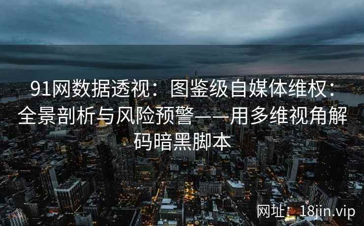 91网数据透视：图鉴级自媒体维权：全景剖析与风险预警——用多维视角解码暗黑脚本