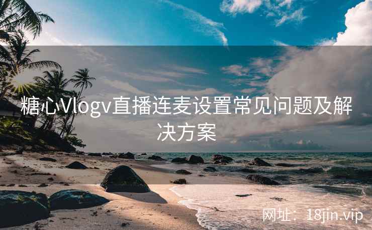 糖心Vlogv直播连麦设置常见问题及解决方案