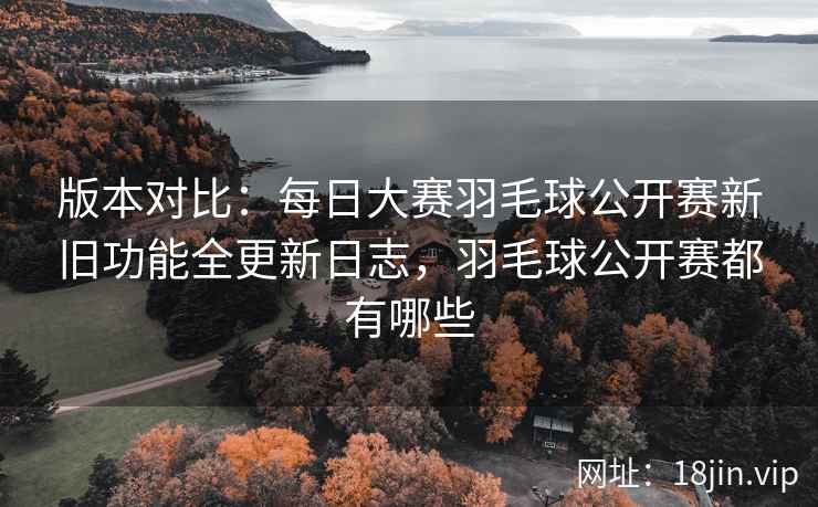 版本对比：每日大赛羽毛球公开赛新旧功能全更新日志，羽毛球公开赛都有哪些