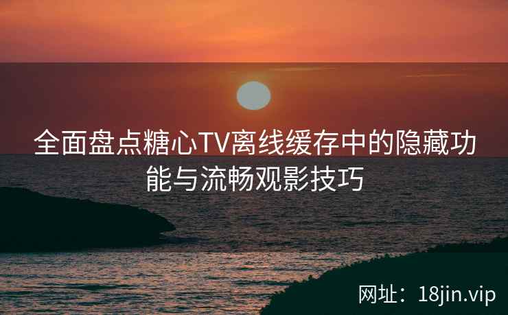 全面盘点糖心TV离线缓存中的隐藏功能与流畅观影技巧