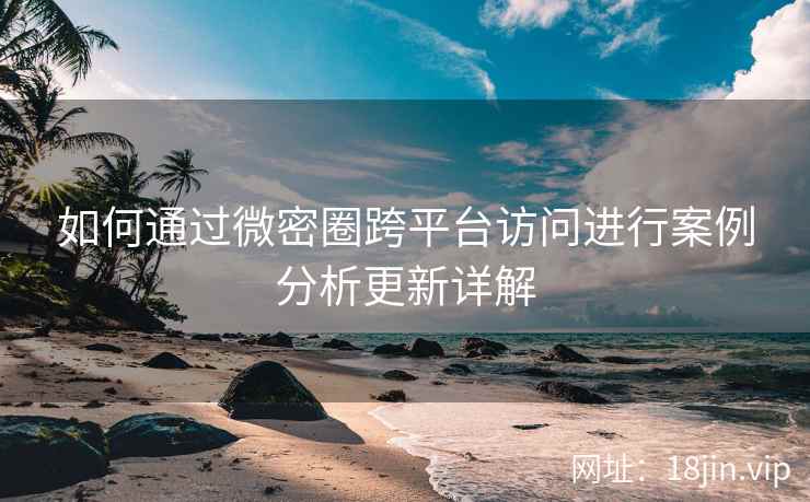 如何通过微密圈跨平台访问进行案例分析更新详解