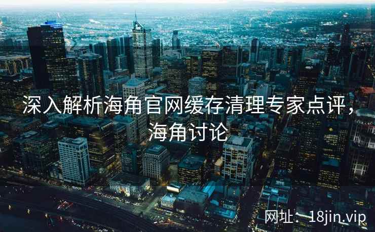 深入解析海角官网缓存清理专家点评，海角讨论